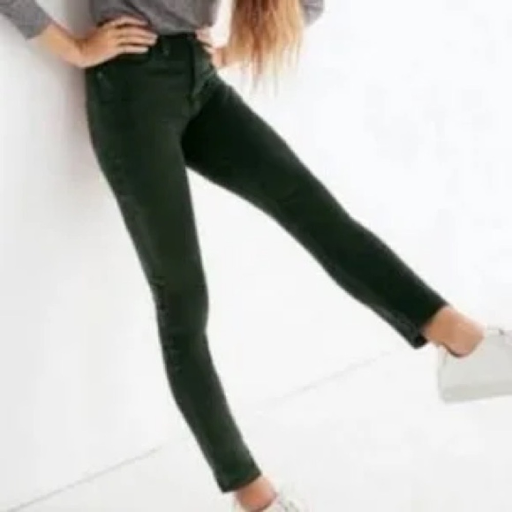 Madewell 10” High Rise Skinny Velvet Pants
